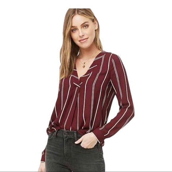 #120 FOREVER 21 PLUS Size Blouse - Picture 1 of 6